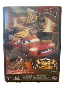 Disney Pixar Cars Thunder Hollow Mud Madness Game Lightening McQueen Cruz Ramir - Picture 1 of 1
