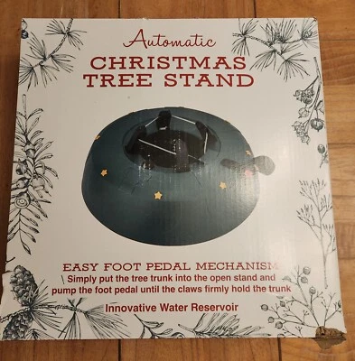 Automatic Christmas Tree Stand w/ Water Reservoir & Fast Clamp 11.5FT German - Image 1 of 3