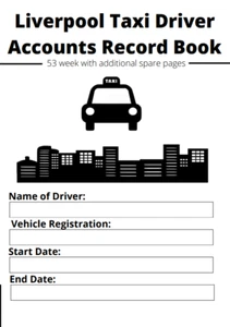 Liverpool Taxi Driver Accounts Record Book A5 - Picture 1 of 4