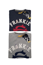 maglia T-shirt Frankie Garage Uomo 100%cotone manica lunga giro collo XS S M