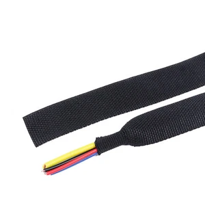 Heat Shrink Tubing 2:1 Sleeve Fabric Tubing Abrasion Cable Protection Wire - Picture 1 of 10