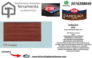 IMPREGNANTE CERATO DUROLACK SETA CASTANO 100 PER LEGNO - Foto 1 di 1