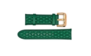 Authentic Invicta S1 Rally 17010 Green Leather/Rose Gold Buckle 26 mm Watch Band - Picture 1 of 3