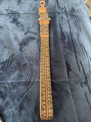 Cinto feminino Michael Kors tamanho grande logotipo MK - Imagem 1 de 4