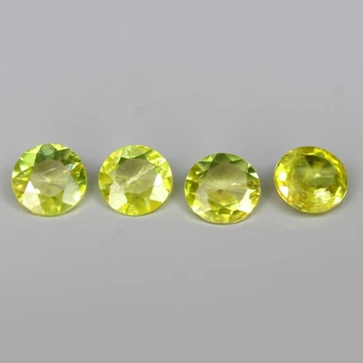 1,17 quilates Esfena Natural Verde Amarillento Redondo Sin Tratar Madagascar ¡Encantador! Foto 1 de 4