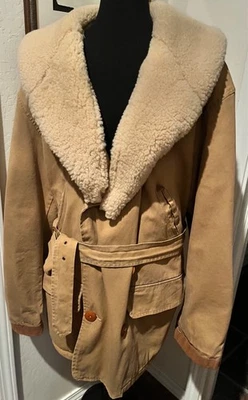 polo ralph lauren trench chaqueta cuello cordero Foto 1 de 4