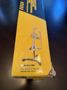 HERCULES Sopransaxophonständer DS531BB verstellbar Samthering und Tragetasche - Bild 1 von 5