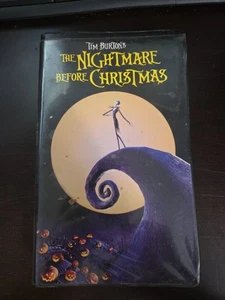 Tim Burton's The Nightmare Before Christmas VHS Plastic clamshell 1994 movie - Picture 1 of 4