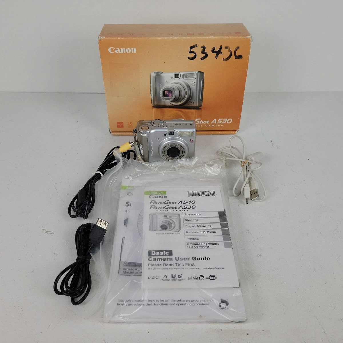 Canon PowerShot A530 Digital Cameras with AE/FE Lock for Sale