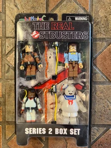 Juego de caja Real Ghostbusters Minimates Serie 2 LOUIS TULLY PETER WINSTON STAY PUFT - Imagen 1 de 1