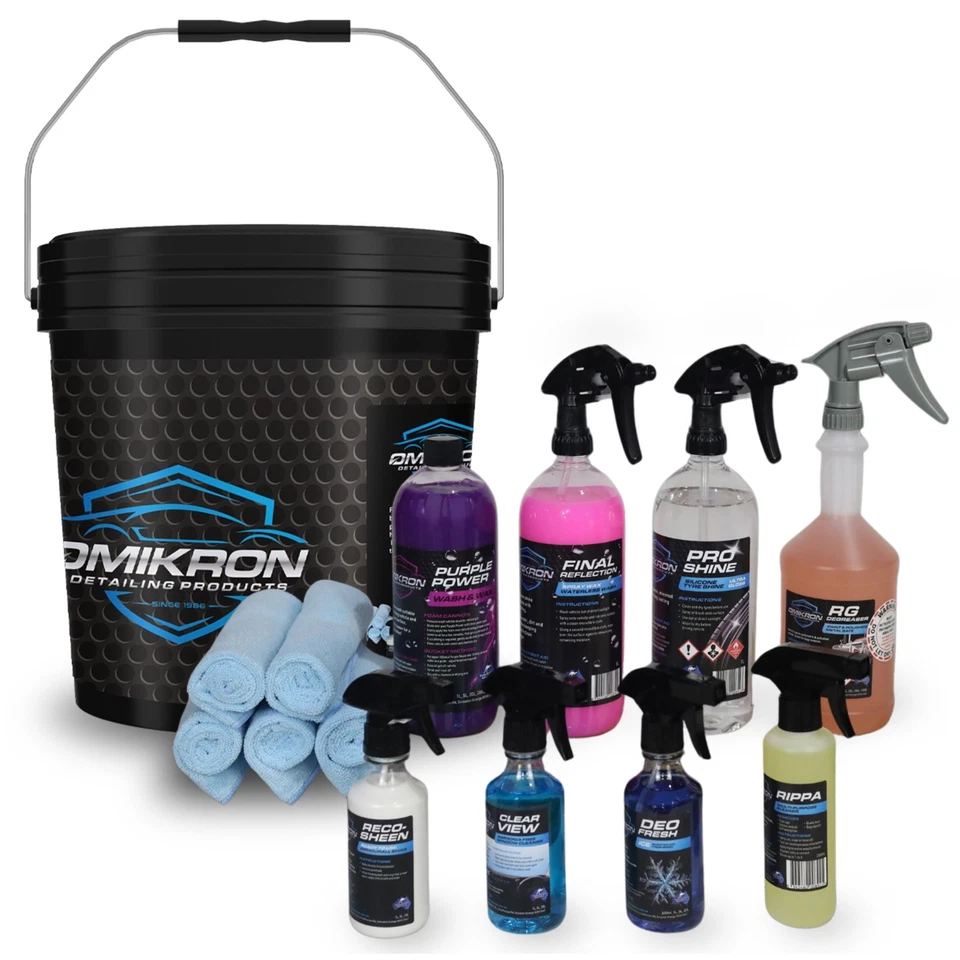 Omikron Bucket Detailing Kit 1L & 250mL Car Marine Cleaning Pack - image 1 of 4