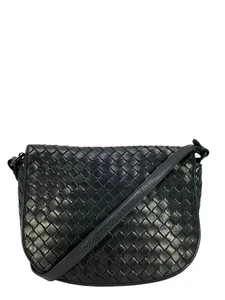 Bottega Veneta Vintage Intrecciato Leather Crossbody Bag - Picture 1 of 9