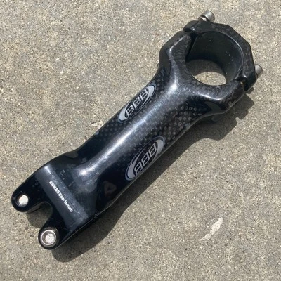 BBB Parts 110x31.8mm NCA Carbon Fiber Stem Road Bike Gravel CX Black 5 Degree - Image 1 of 4