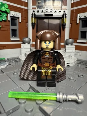 NEW STAR WARS Luminara Unduli Custom Lego Minifigure with lightsaber 75151 - Image 1 of 2