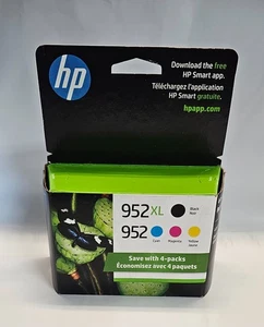 Czarny wkład atramentowy HP 952XL i regularny rozmiar kolor - nowy oryginalny Officejet Exp 2024 - Zdjęcie 1 z 4