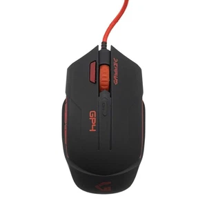 Professional Gaming Mouse Red Lightweight 7 Buttons Wired - Picture 1 of 5