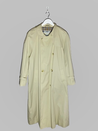 BURBERRY Trench lungo a quadri Aquscutum Nova