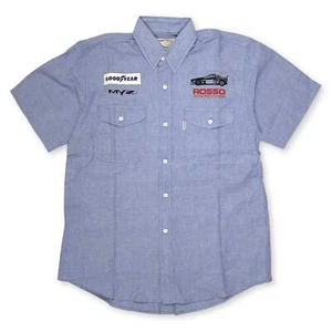 New Vintage Japan JDM Rosso Competition Goodyear Lancia WRC Team Shirt - Picture 1 of 4