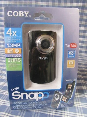 Coby Snapp Digital Camcorder CAM3001 Brand New. Sealed. FREE PRIORITY SHIPPING. - Image 1 of 4