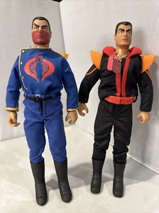 VTG 1991 Hasbro G.I. Joe Hall of Fame 12" Cobra Commander & DESTRO figures - Picture 1 of 5