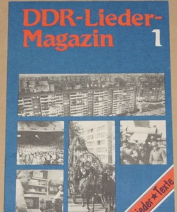DDR-Lieder - Magazin 1 (Lieder / Texte) Für Singeklubs, Chöre und Solisten - Bild 1 von 1