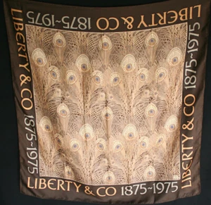 Vintage LIBERTY of London Anniversary Hera Scarf 1875-1975  - Picture 1 of 6