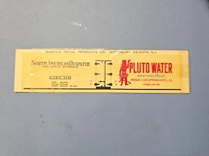 NADX 2640 North American Despatch Pluto Water Car sides HO Mantua - Picture 1 of 2
