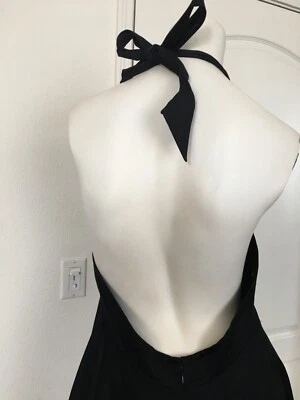 Marciano Black Halter Dress w/ Pockets Medium - Image 1 of 4
