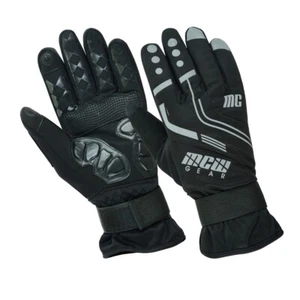 MENS SOFTSHELL BICYCLE TOUCHSCREEN MOTORBIKE MOTORCYCLE Sports GLOVES - Picture 1 of 5
