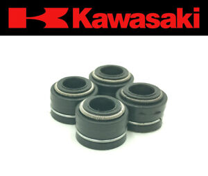 Set of (4) Intake & Exhaust Valve Stem Seals Kawasaki (See Fitment Chart)