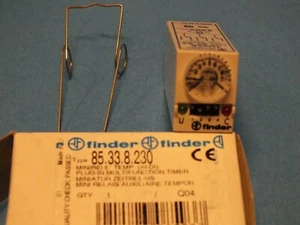 FINDER	85.33   230-240V (0,1s-10h) (10A 250V)Timer Relay (85.33.8.8.230) - Picture 1 of 4