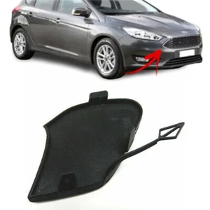 Cubierta de ojo de gancho de remolque para parachoques delantero para Ford Focus MK3 2014 2015 2016 2017 2018 - Imagen 1 de 6