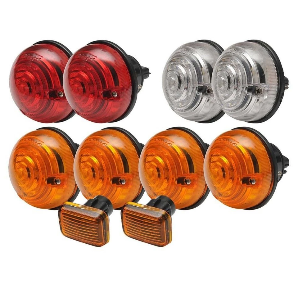 KIT FANALI FANALINI LUCI INDICATORI FRECCIA LAND ROVER DEFENDER 90 300TDI TD5 - Immagine 1 di 1
