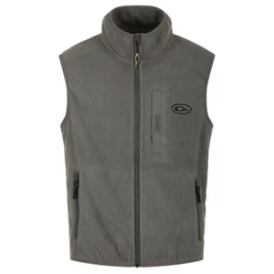 Drake Waterfowl Youth Camp Fleece Vest CHOOSE SIZE AND COLOR - Picture 1 of 5
