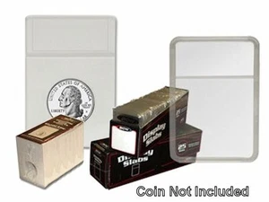 BCW - 2x3 Display Slab with Foam Insert-Combo, Quarter White (25 pack) - Picture 1 of 7