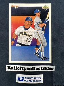 1990 Upper Deck ROBIN YOUNT Milwaukee Brewers Checklist Baseball Card #91 - Picture 1 of 3