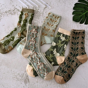 10Pairs Womens Middle Tube Socks High-Elasticity Winter Cotton Socks Xmas Gift - Picture 1 of 8
