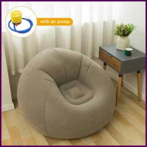 Große Faule Aufblasbare Sofa Stühle PVC Liege Sitz Sitzsack Sofas Pouf Puff - Bild 1 von 29