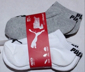 Nuevos calcetines deportivos multicolores PUMA para niños PACK de 6 calcetines de corte bajo 7-8,5 - Imagen 1 de 2