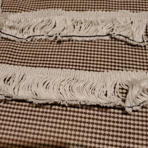 Retro Sewing Trim 1.75" Rayon Chainette Fringe White Western Shirt Dance 1.75yd - Picture 1 of 3