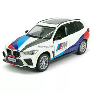 1:43 BMW X5 M Model Car Diecast SUV Toy Cars Toys for Boys Kids Gifts White - Picture 1 of 12