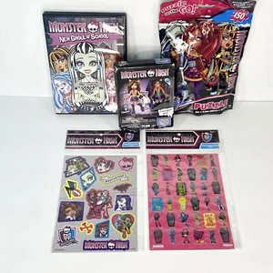 Monster High Lot - Stickers, DVD, Mega Bloks, Puzzle - Picture 1 of 5