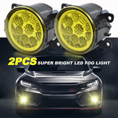 2X Lámpara de conducción LED antiniebla parachoques para Lincoln Navigator 2007-2012 2013 2014 Foto 1 de 4