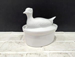 Plato cubierto Apilco Francia porcelana perdiz faisán cazuela tureen - Imagen 1 de 8