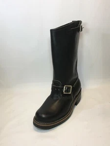 WALKER BLACK LEATHER ENGINEER MOTORCYCLE BOSS BOOTS MENS SIZE 6.5 D (NWOB) - Picture 1 of 12