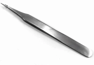 NATRA Relojero Pinzas Nº 2, 12 cm Divisor Laboratorio Microscopía Punta Acero Inoxidable