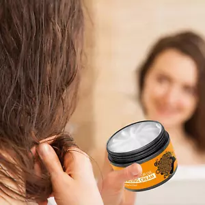 Curl Defining Cream Natural Curl Enhancer Moisturizing Castor Oil carefully - Picture 1 of 12