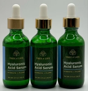 3PK Tree Of Life Hyaluronic Acid Serum ~ Hydrate + Plump ~ 2 FL OZ EA ~EXP 9/25+ - Picture 1 of 3