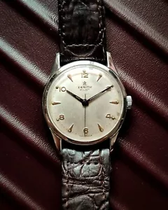 Vintage 50s Zenith Pilot Cal.120 (35mm Jumbo) Watch - Picture 1 of 8