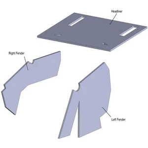Massey Ferguson 1085 1105 1135 1155 Cab Upholstery Kit USA - Picture 1 of 2